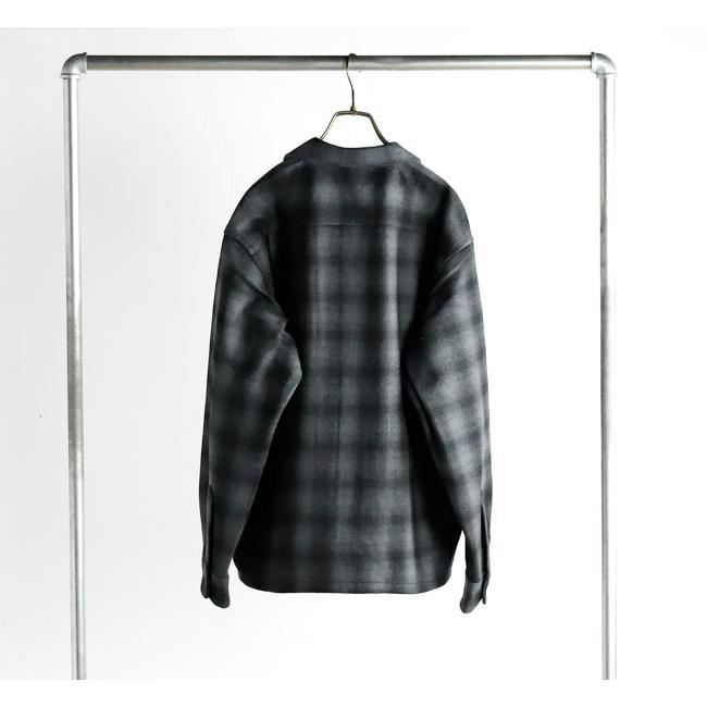 TOWN CRAFT タウンクラフト TC25F006AM 50S ウール オンブレ ダブルフラップ ループカラーシャツ 50S WOOL OMBRE W-FLAP LOOP COLLAR SHIRT |  | 07