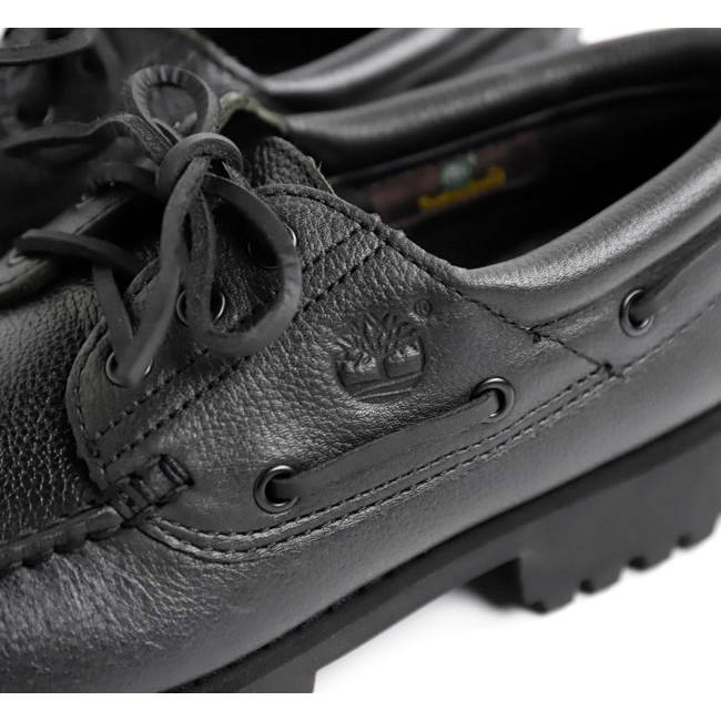 Timberland ティンバーランド A2PDQANI スリーアイ(3eye) ラグ ハンドソーン ボート シューズ オールオーバーブラック |  | 12