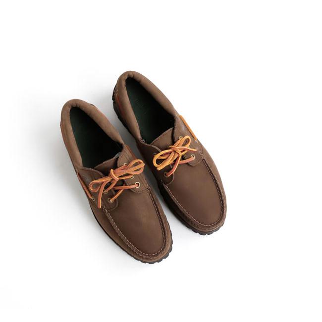 Timberland ティンバーランド A2PDQW07 スリーアイ(3eye) ラグ ハンドソーン ボート シューズ オールオーバー ダークブラウン ヌバック |  | 02