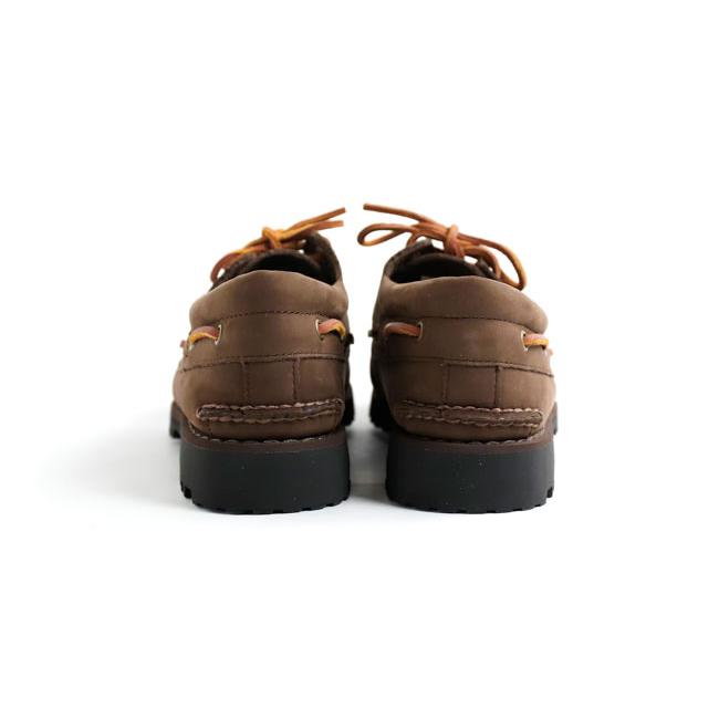 Timberland ティンバーランド A2PDQW07 スリーアイ(3eye) ラグ ハンドソーン ボート シューズ オールオーバー ダークブラウン ヌバック |  | 04