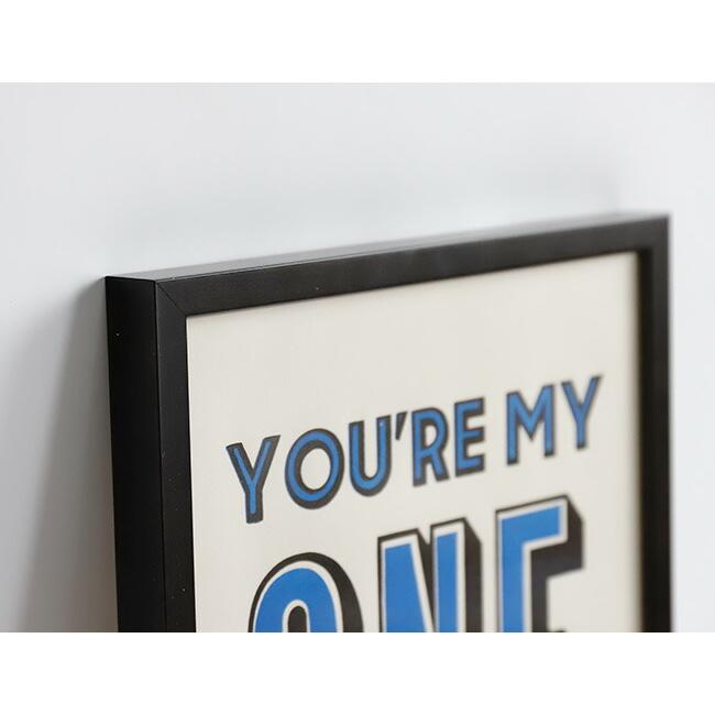 A TWO PIPE PROBLEM LETTERPRESS / ONE AND ONLY POSTER BLUE Mサイズ |  | 03
