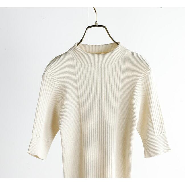 unfil アンフィル high twist cotton ribbed-knit sweater ハイネックリブニット WFSP-UW147｜old｜10
