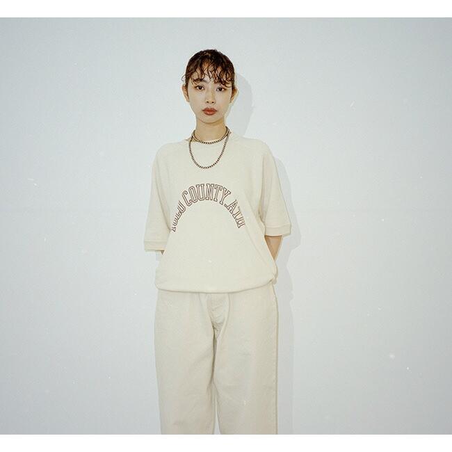 SALE30%OFF // UNDYED STANDARD アンダイドスタンダード URAKE S/S SWEAT (Pt) 裏毛ショートスリーブスウェットプルオーバー プリント USN24SST057A |  | 01