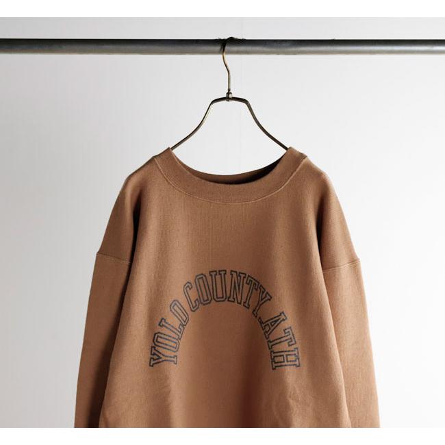 UNDYED STANDARD アンダイドスタンダード URAKE SWEAT CREW (Pt）裏毛