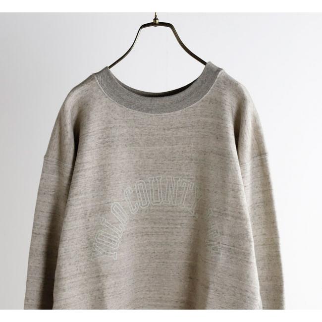 UNDYED STANDARD アンダイドスタンダード URAKE SWEAT CREW (Pt）裏毛