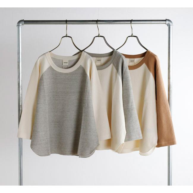SALE30%OFF //UNDYED STANDARD アンダイドスタンダード WAFFLEFACE CONBI 3/4 SLEEVE ワッフルフェイス ラグランカットソー UNS25SLT003A | 