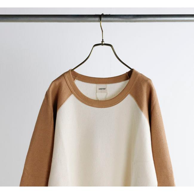 SALE30%OFF //UNDYED STANDARD アンダイドスタンダード WAFFLEFACE CONBI 3/4 SLEEVE ワッフルフェイス ラグランカットソー UNS25SLT003A |  | 13