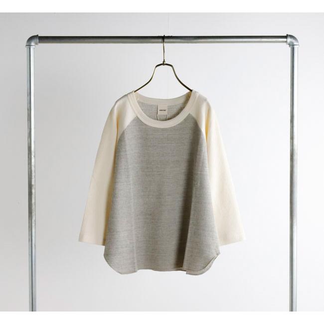 SALE30%OFF //UNDYED STANDARD アンダイドスタンダード WAFFLEFACE CONBI 3/4 SLEEVE ワッフルフェイス ラグランカットソー UNS25SLT003A |  | 03