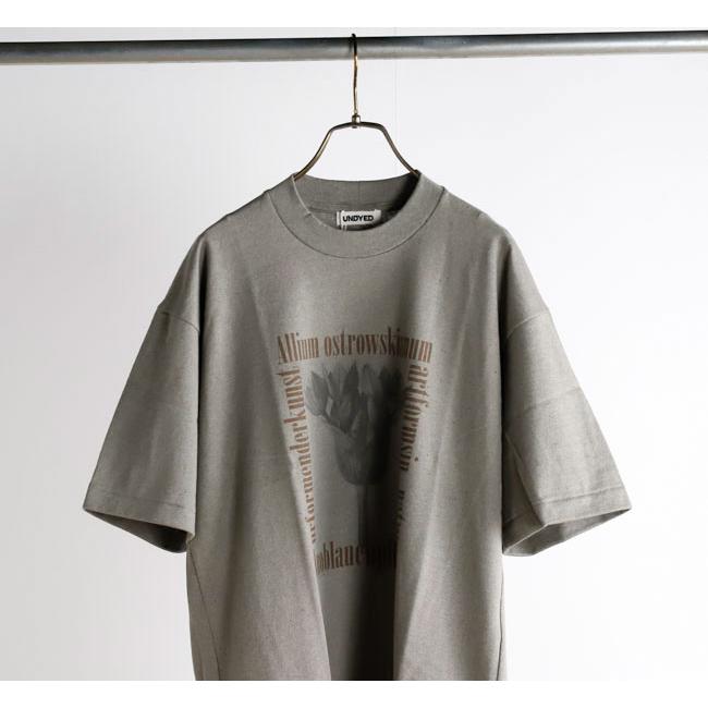 UNDYED STANDARD アンダイドスタンダード 26S348C プリントTシャツ 30/2 Karl Blossfeldt Pt-T (ALLIUM) |  | 10