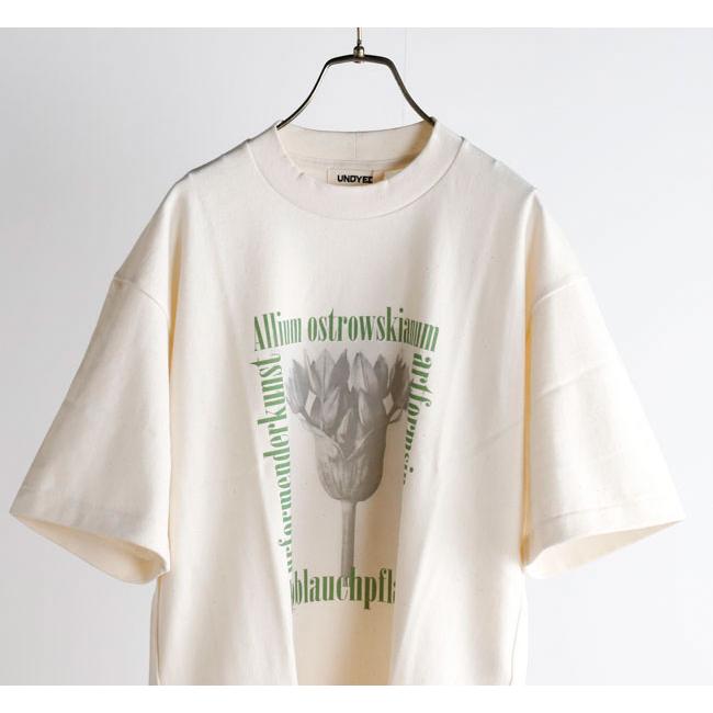 UNDYED STANDARD アンダイドスタンダード 26S348C プリントTシャツ 30/2 Karl Blossfeldt Pt-T (ALLIUM) |  | 04