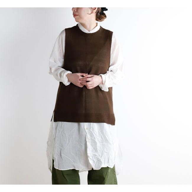 SALE40%OFF //Veritecoeur ヴェリテクール VCK-307 テンセルノースリーブニット | 