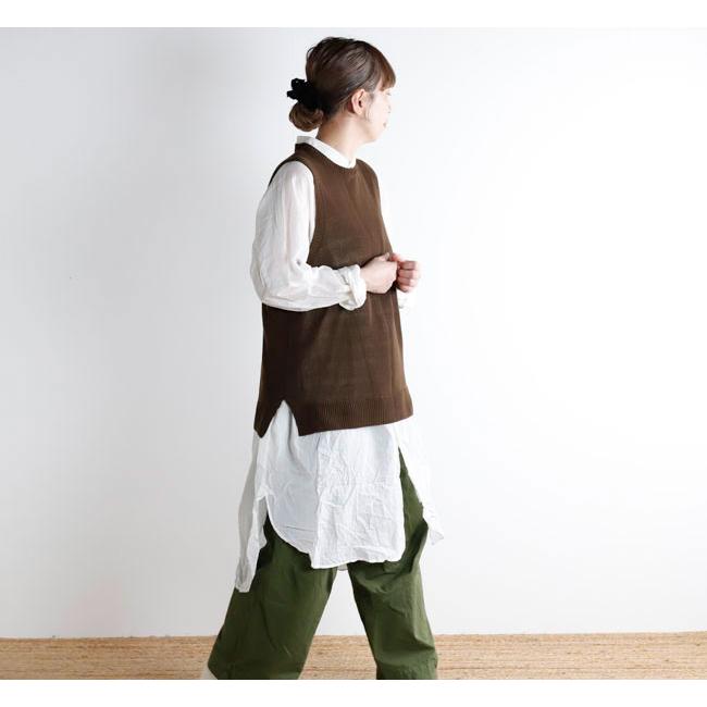 SALE40%OFF //Veritecoeur ヴェリテクール VCK-307 テンセルノースリーブニット |  | 02