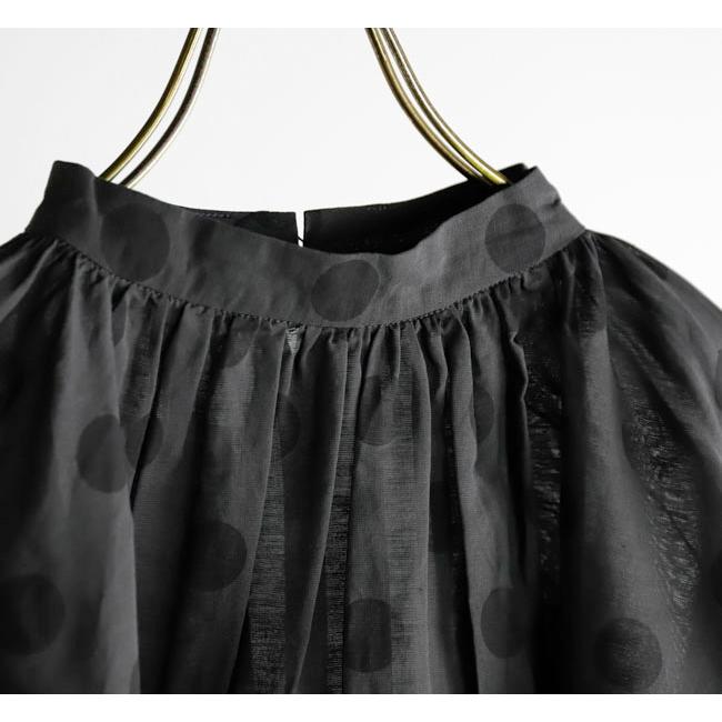 SALE30%OFF //Veritecoeur ヴェリテクール VC-2686B ギャザーブラウス ドット |  | 16