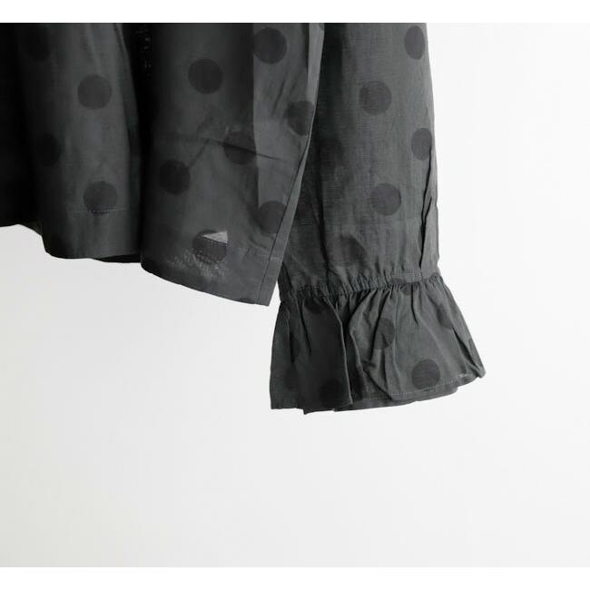 SALE30%OFF //Veritecoeur ヴェリテクール VC-2686B ギャザーブラウス ドット |  | 17