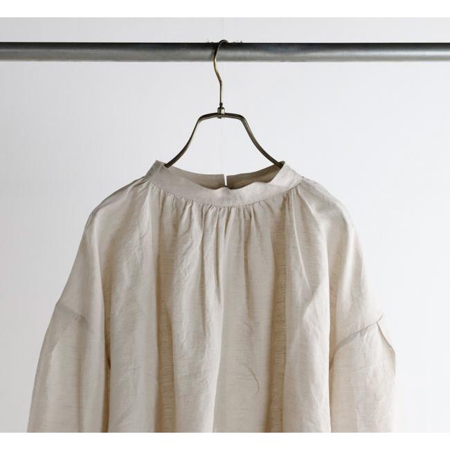 SALE30%OFF //Veritecoeur ヴェリテクール VC-2686A ギャザーブラウス 無地 |  | 10