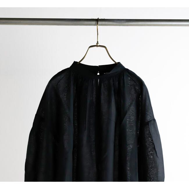 SALE30%OFF //Veritecoeur ヴェリテクール VC-2686A ギャザーブラウス 無地 |  | 15