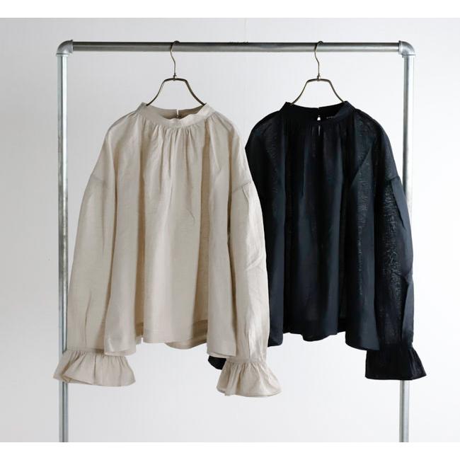 SALE30%OFF //Veritecoeur ヴェリテクール VC-2686A ギャザーブラウス 無地 |  | 06