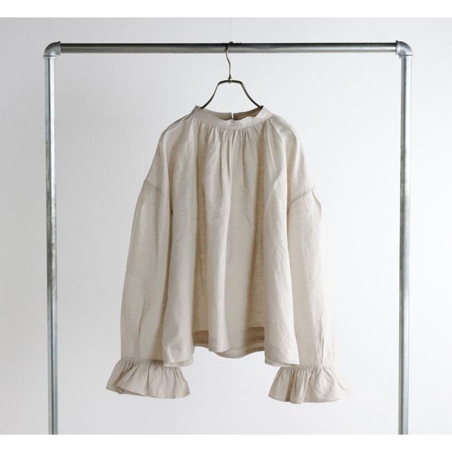 SALE30%OFF //Veritecoeur ヴェリテクール VC-2686A ギャザーブラウス 無地 |  | 07