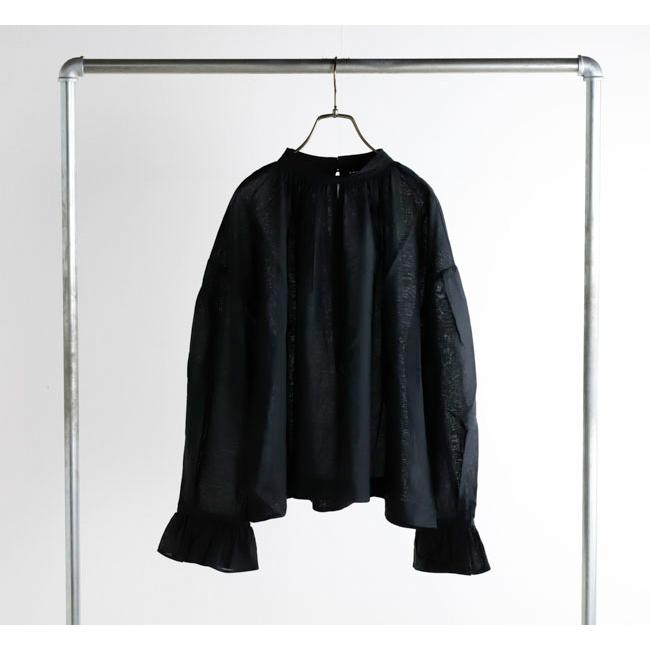 SALE30%OFF //Veritecoeur ヴェリテクール VC-2686A ギャザーブラウス 無地 |  | 08