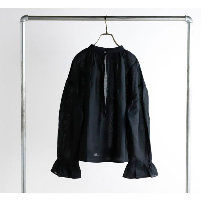 SALE30%OFF //Veritecoeur ヴェリテクール VC-2686A ギャザーブラウス 無地 |  | 09