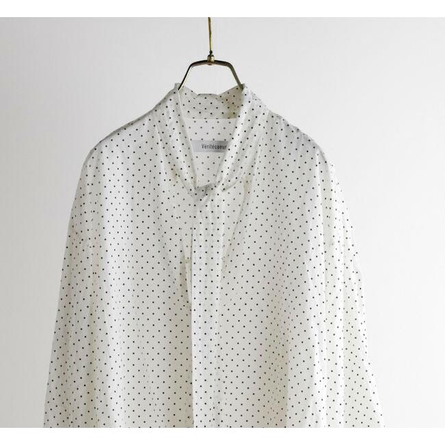 Veritecoeur ヴェリテクール VC-2748 ドットタイカラーブラウス |  | 10