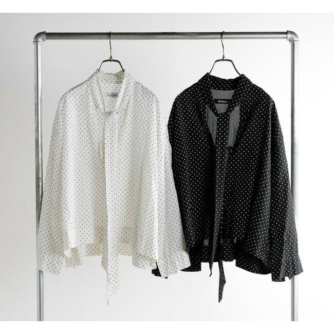 Veritecoeur ヴェリテクール VC-2748 ドットタイカラーブラウス |  | 06