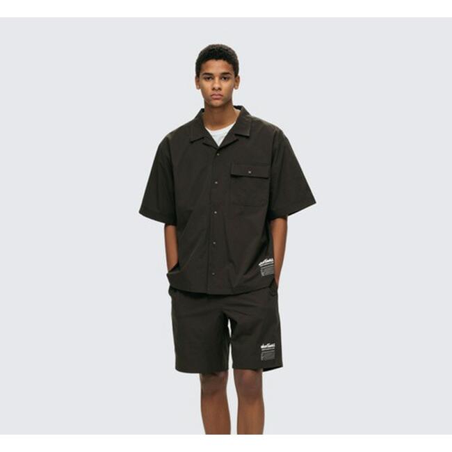 WILD THINGS ワイルドシングス OPEN COLLAR POCKET SHIRTオープンカラーポケットシャツ WT25041AD | 