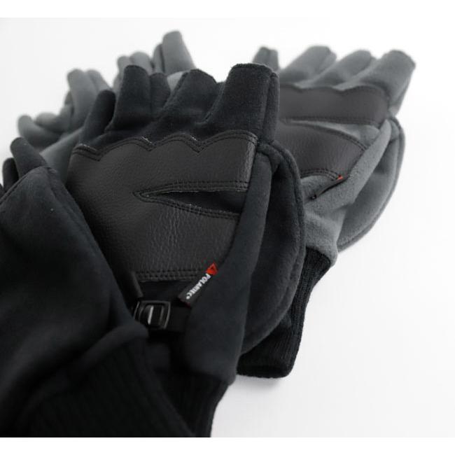 WILD THINGS ワイルドシングス WT252-19-Q4 ポーラテックディタチャブルミトン TECH MESH S/S TEE POLARTEC DETACHABLE MITTEN |  | 01