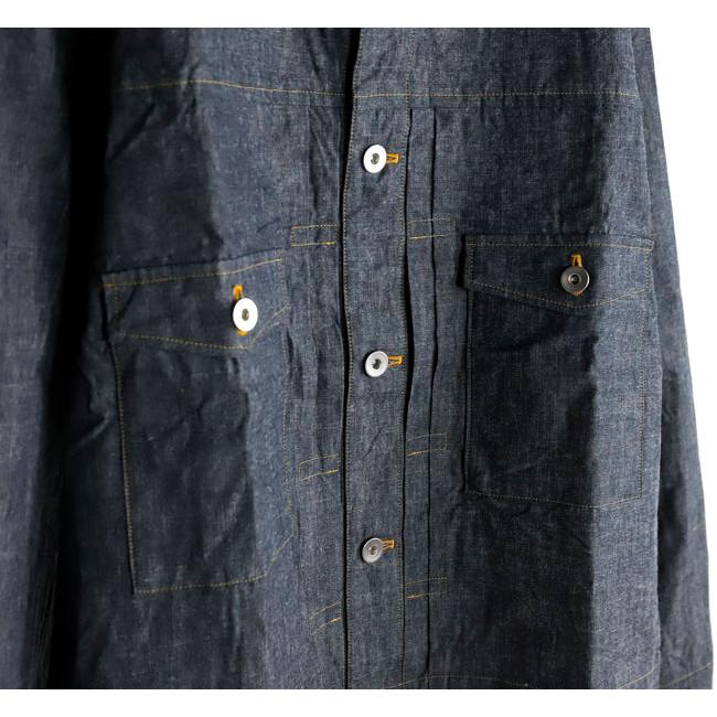 Yarmo ヤーモ YAR-26SS J29 ワークジャケット Indigo Chambray Work JK |  | 07
