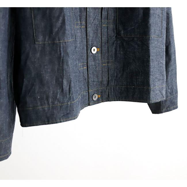 Yarmo ヤーモ YAR-26SS J29 ワークジャケット Indigo Chambray Work JK |  | 08