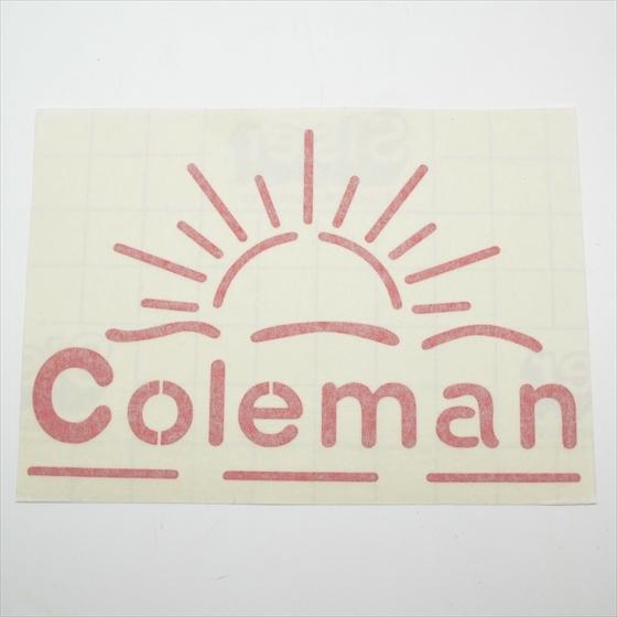SUNSHINE  サンシャイン　ステッカー Coleman（コールマン） サンシャイン ステッカー サイズ大 赤色 D912