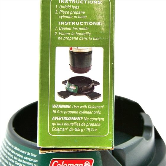 15%OFF【G.C.S製】大型 コールマン レギュラーガス型　スタッシュケース Coleman アウトレット コールマン カートリッジガス缶の台