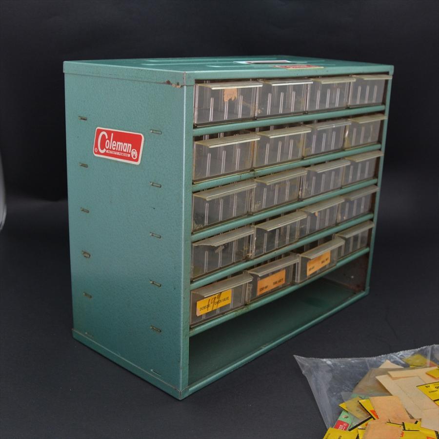 Coleman（コールマン） ディーラー用パーツケース US パテペン 60年代