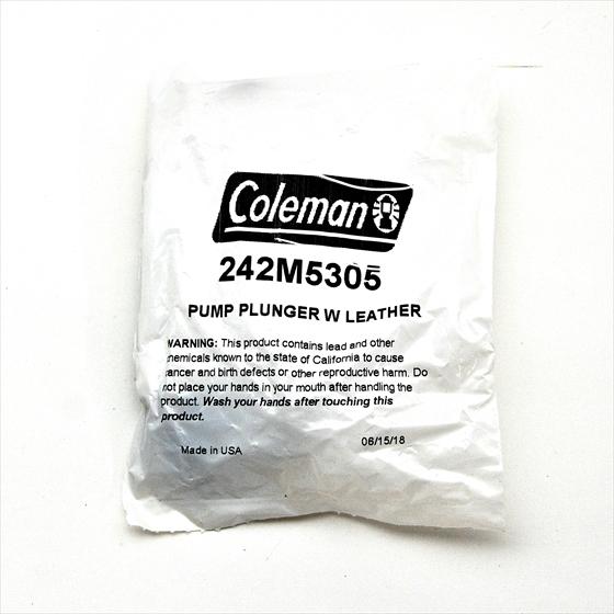 コールマン ポンププランジャー一式 送料250円 革製ポンプカップ 242M5305 P345｜oldcoleman｜06