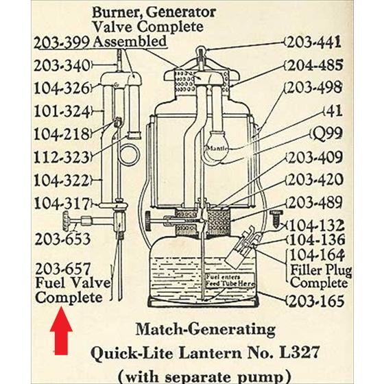 Coleman（コールマン） クイックライト ランタン バルブ一式 30年代