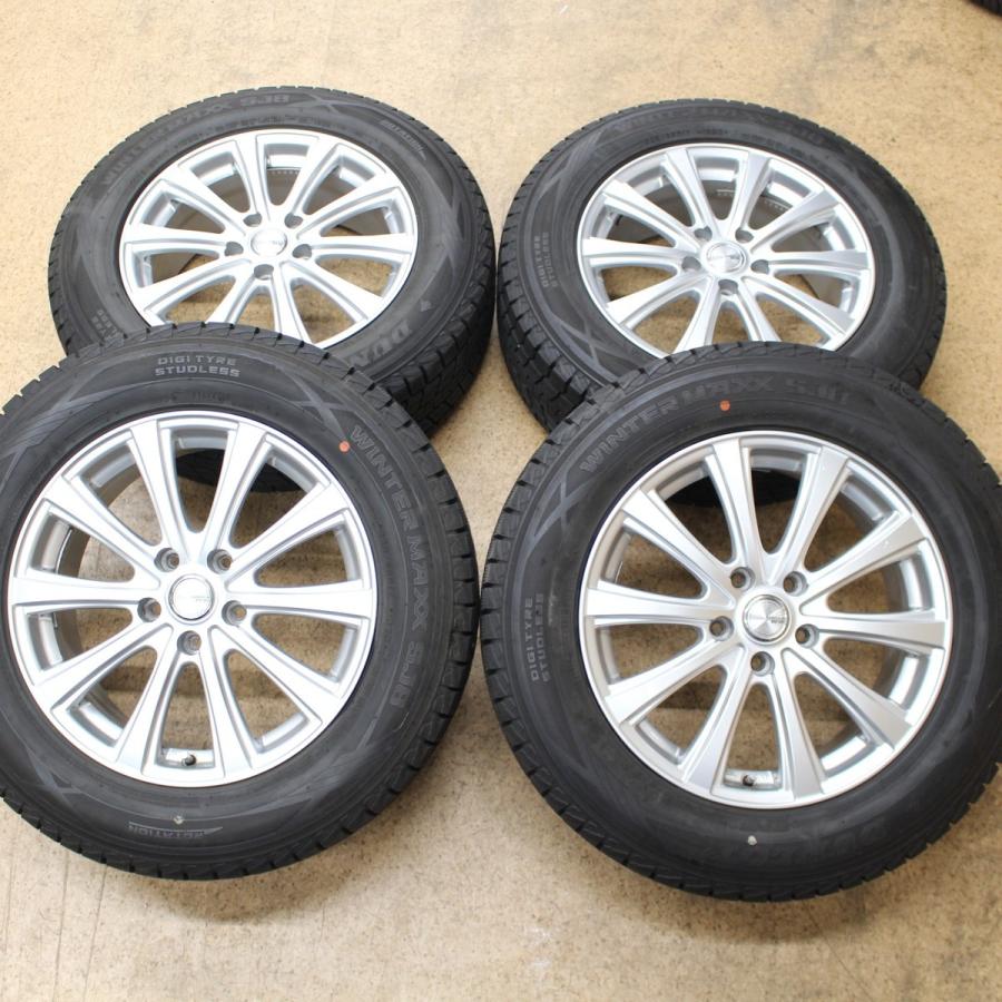 WINTER MAXX ダンロップ ウィンターマックスSJ-8 225/65R17 バリ溝 17