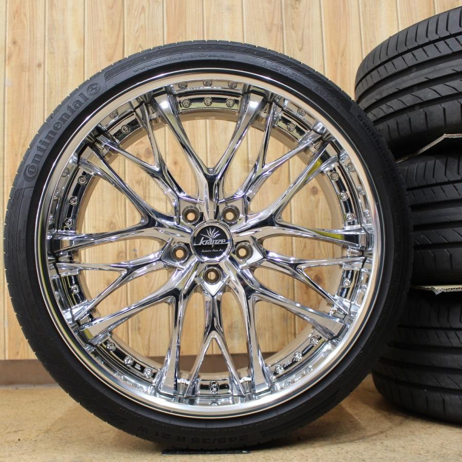 極上品 weds Kranze クレンツェ ウィーバル デザインクローム 21in コンチ 245/35R21 9分山 アルファード ヴェルファイア  : 0111-9039-245s : オールドギア千葉リユース店 - 通販 - Yahoo!ショッピング