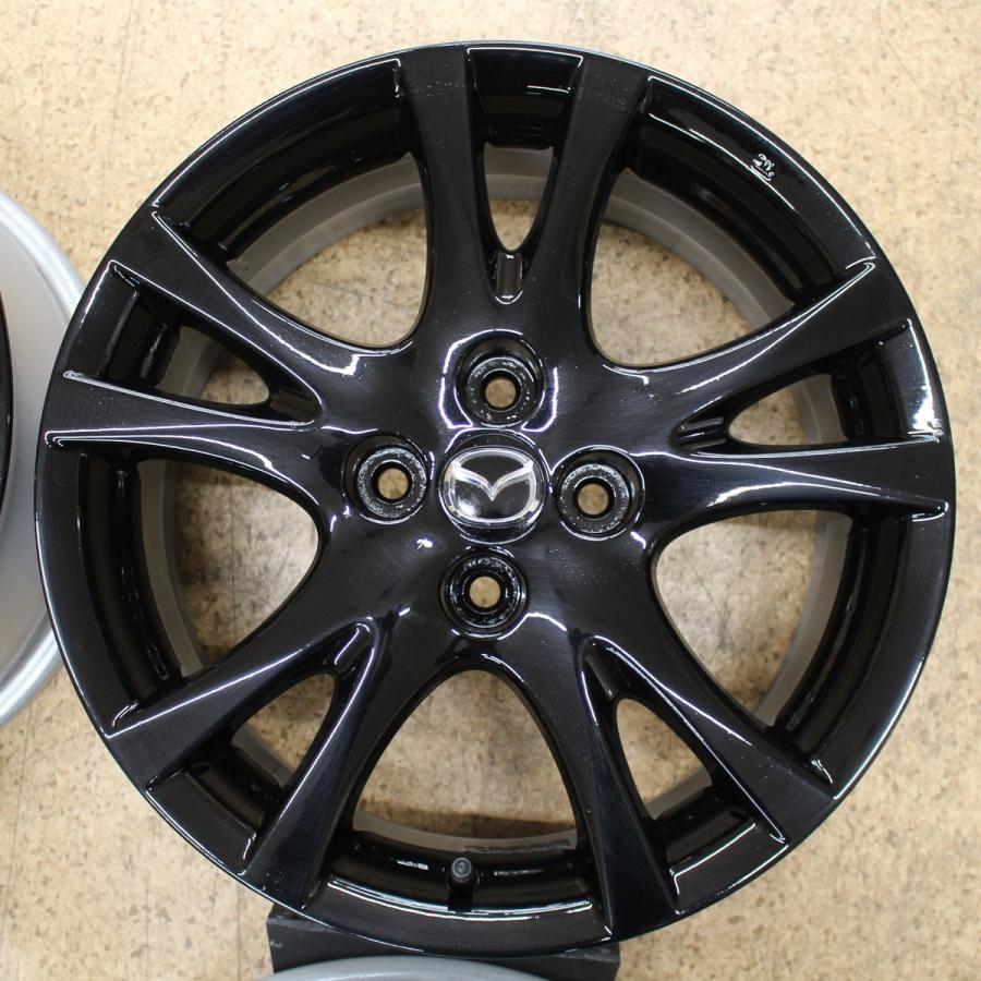 マツダ（Mazda） デミオスポルト 純正 4本セット ブラックペイント 