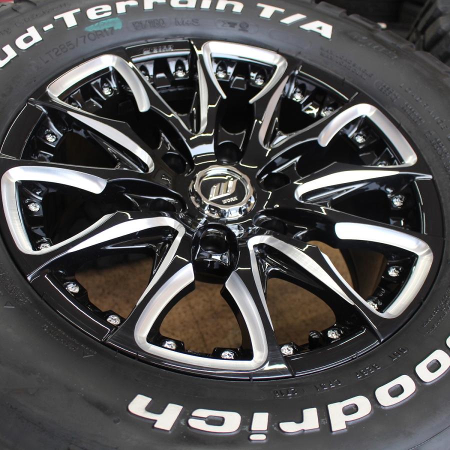 マッドテレーン 新作 WORK CRAG PSV 17インチ 8J+20 BF グッドリッチ