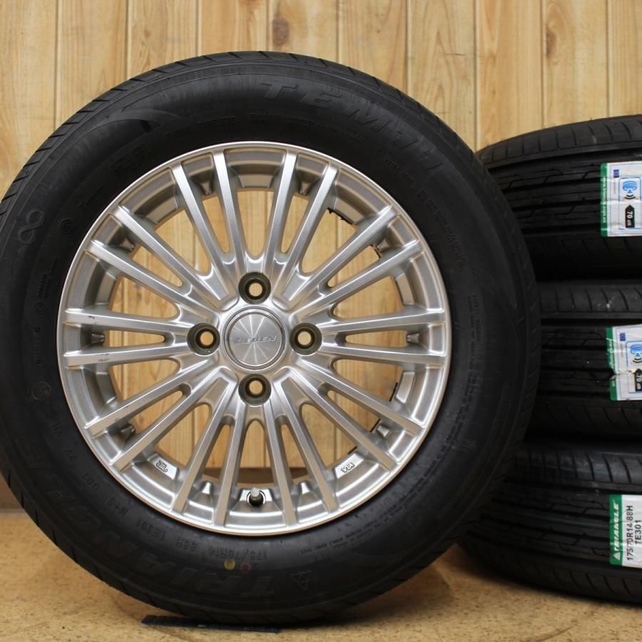 新品タイヤ付 14インチ 175/70R14 フィールダー シエンタ ポルテ 