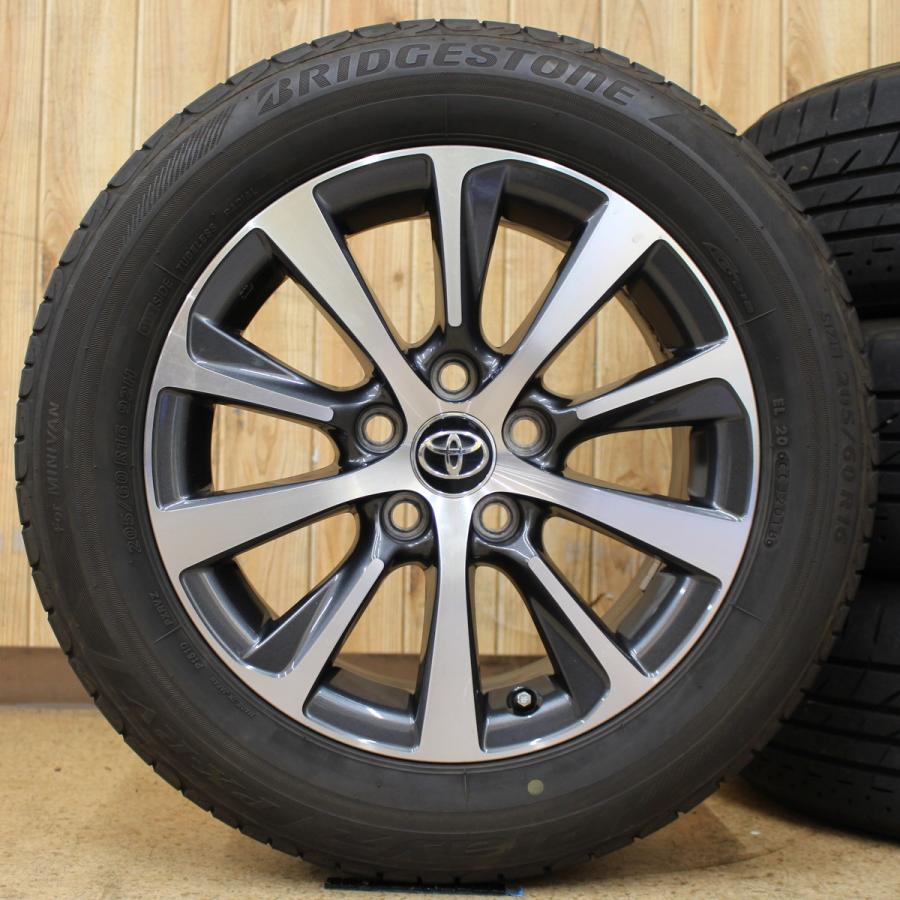マークX トヨタ 純正 16インチ 7J+40 ブリヂストン 205/60R16 マークX トヨタ 純正 16インチ 7J+40 ブリヂストン 205/60R16