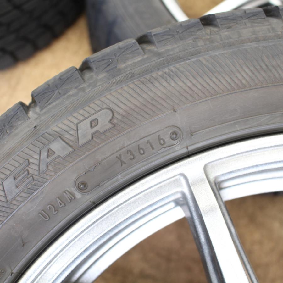 プリウス&alpha; SAI リーフ ジェイド等 17インチ ユーロスピード スタッドレス グッドイヤー アイスナビ6 215/50R17 タイヤ 4本SET