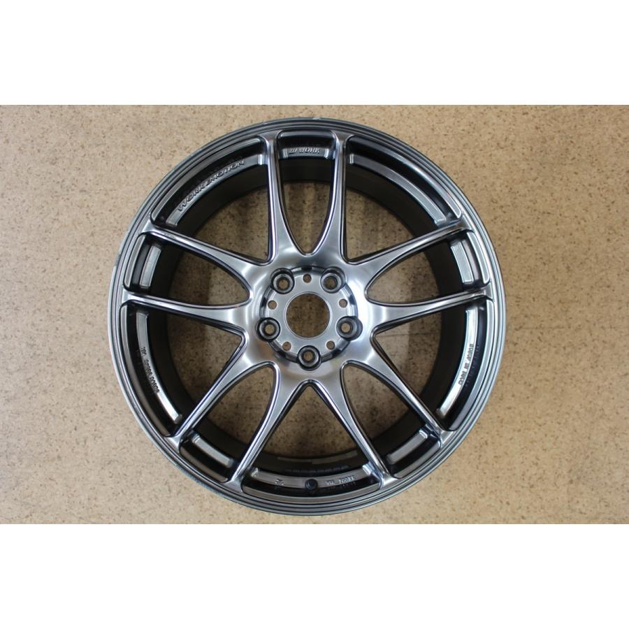WORK エモーションCR極 19インチ 8.5J+42 5H-114.3 グリミットシルバー