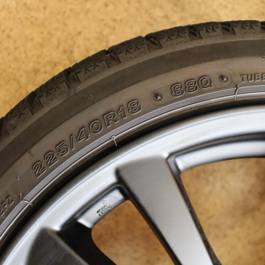 【BS BLIZZAK VRX2 255/40R18 225/40R18】スタッドレス【トヨタ レクサスIS 純正ホイール 18インチ 8J/8.5J5HPCD114.3+45/+50】(MTA641)クレジットカード QRコード決済可能 レクサス（LEXUS） IS250 純正 18インチ ブラック ブリヂストン VRX