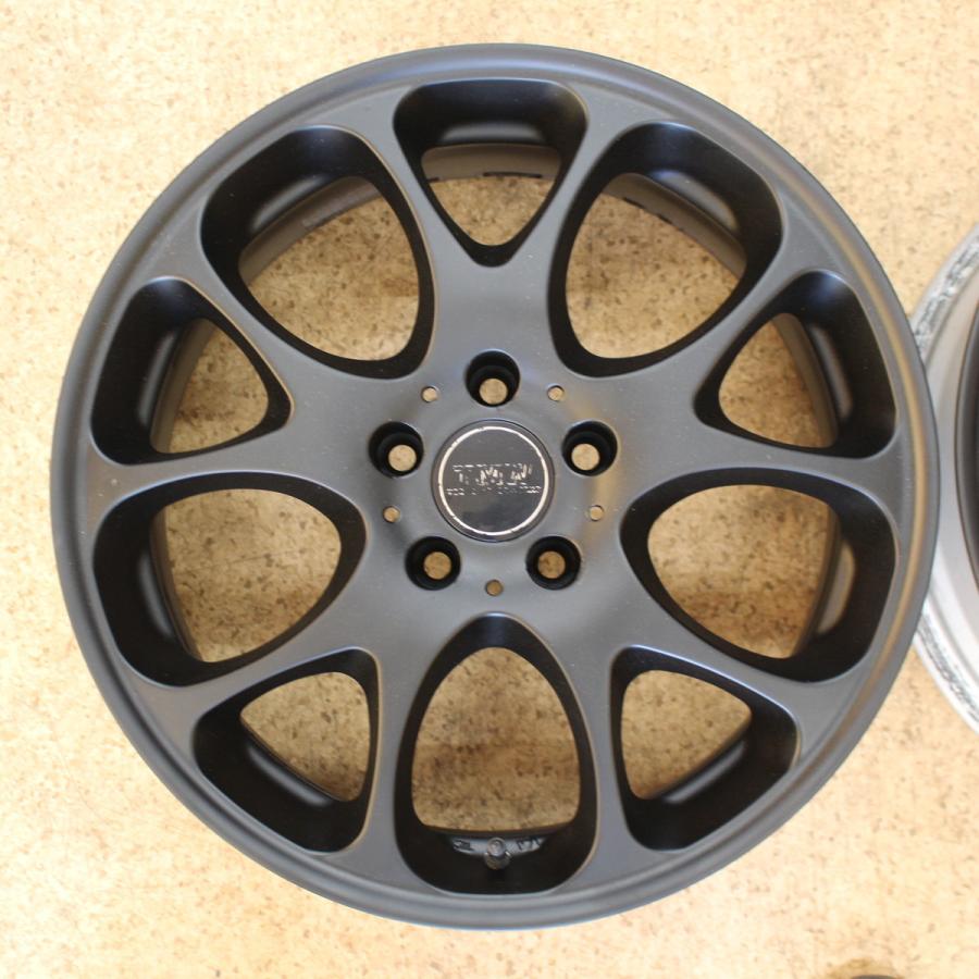 【終了】アルミホイール　17インチ　プジョー　シトロエン　ボルボ等 VOLVO ボルボ プジョー等 17インチ ブラック ハブ径65mm TMW 7J+38