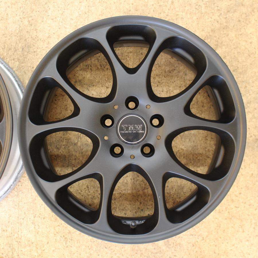 VOLVO ボルボ プジョー等 17インチ ブラック ハブ径65mm TMW 7J+38