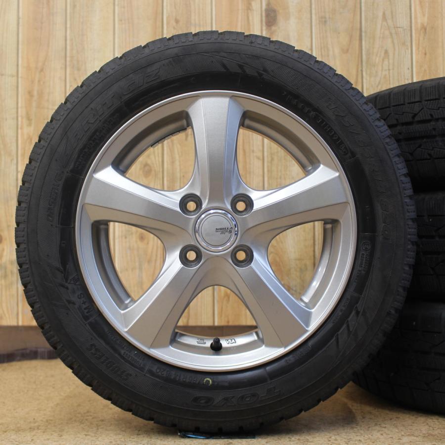 175/65R14バリ山スタッドレスタイヤ付きホイール4本 ヴィッツ、パッソ