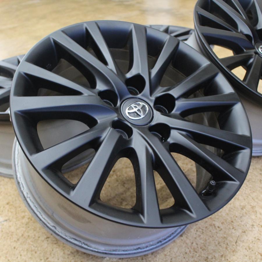 トヨタ TOYOTA クラウンハイブリッド 純正 ブラック再塗装品 16 トヨタ TOYOTA クラウンハイブリッド 純正 ブラック再塗装品 16