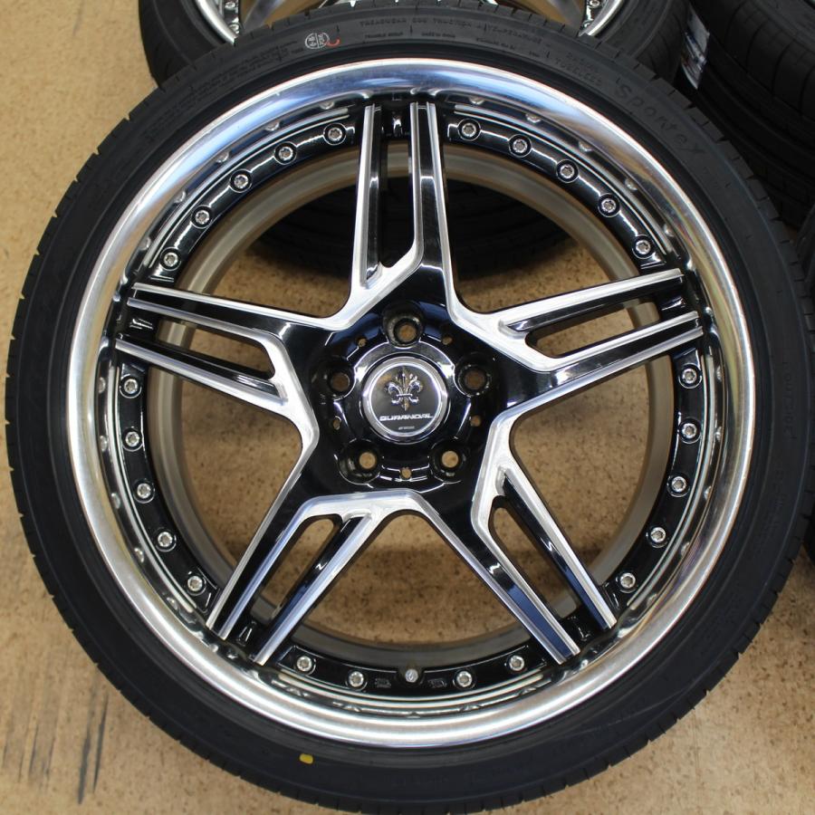 WORK クラウン マークX フーガ スカイライン等 19インチ