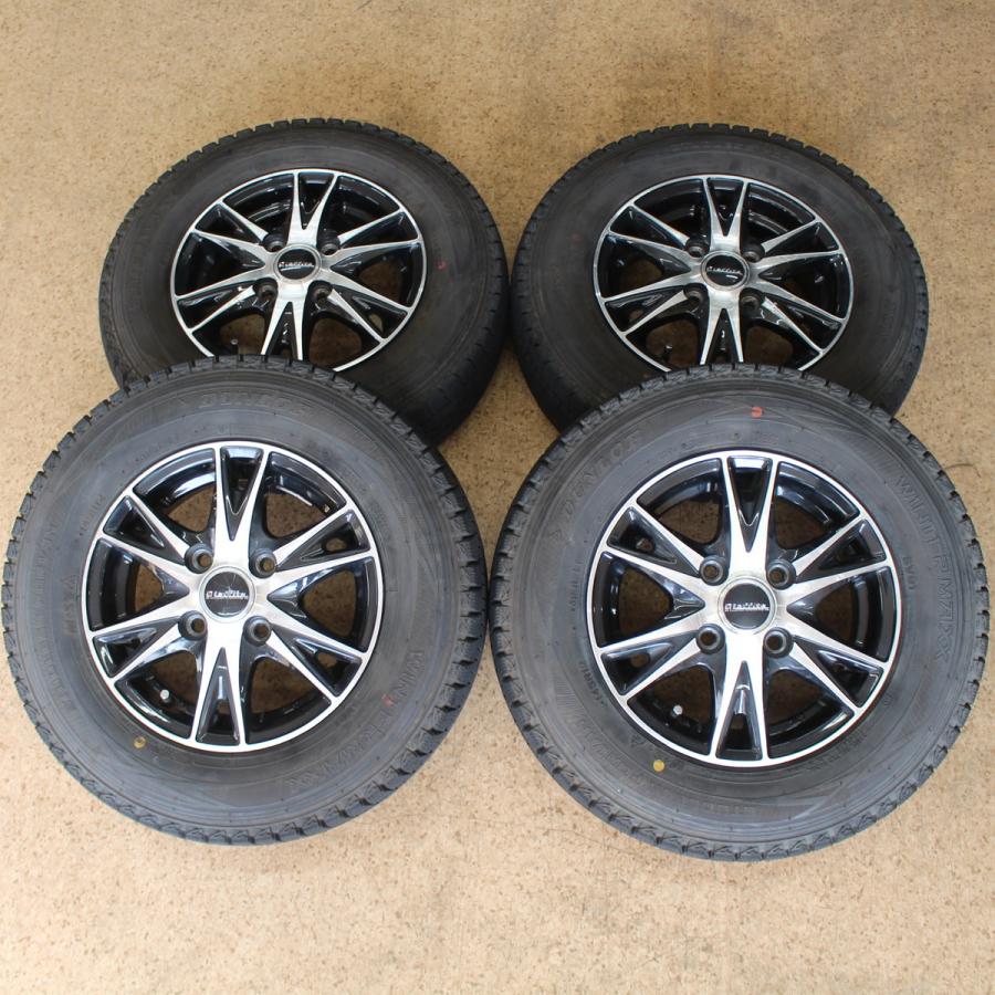 バモス車検対応アルミホイールタイヤセット